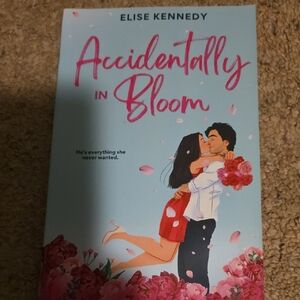 Accidentally in Bloom by - Romantic Novel with Pink and Blue Cover